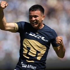 Doblete en debut de Alí Ávila con Pumas y estreno goleador en primera división