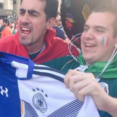 A esto recurrió la afición para triunfo ante Alemania