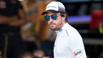Fernando Alonso durante el GP Europa 2016.