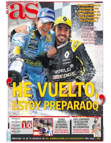 Las portadas de AS de julio