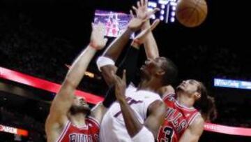 Con el mejor Bosh, Miami impone el 2-1