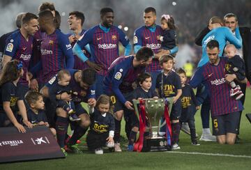 Todas las imágenes del Barça, otra vez campeón de LaLiga