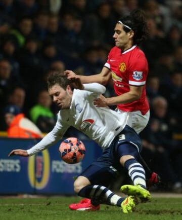 Falcao con el Manchester United