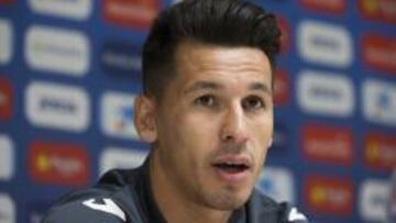 Hernán Pérez, durante una rueda de prensa.