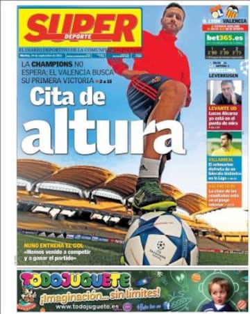 Portadas de la prensa deportiva