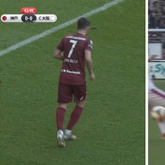 Lo más destacado de David Villa y Andrés Iniesta durante el Vissel Kobe vs. Cerezo Osaka