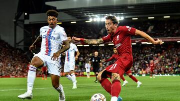 Chris Richards hizo su presentación oficial en la Premier League frente al Liverpool, en un cotejo en el que las ‘Águilas' sacaron un valioso empate 1-1.