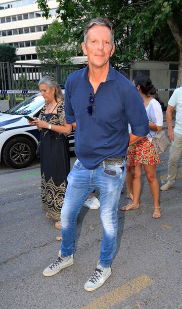 Joaqu¨ªn Prat asiste al concierto de Luis Miguel en el estadio Santiago Bernab¨¦u.