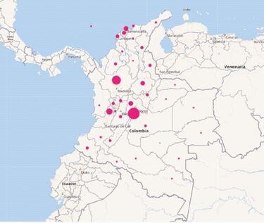 Mapa de casos y muertes por coronavirus por departamentos en Colombia: hoy, 31 de mayo
