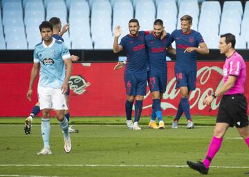 Celta de Vigo 0-2 Atl¨¦tico de Madrid | Carrasco cerr¨® el encuentro en el tiempo extra tras recoger un rechace de un disparo de Joao F¨¦lix que se top¨® con el larguero.