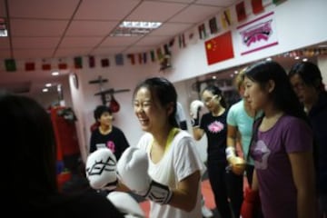 Escuelas de boxeo 'solo para mujeres' en China