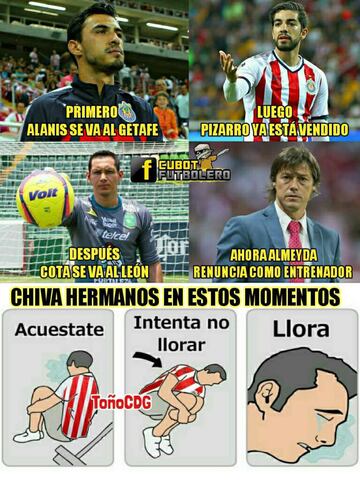 Los memes lloran la salida de Matías Almeyda de Chivas