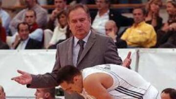 <b>REAL MADRID-ULKER ESTAMBUL. </b>Bozidar Maljkovic, con el ahora lesionado Rakocevic.