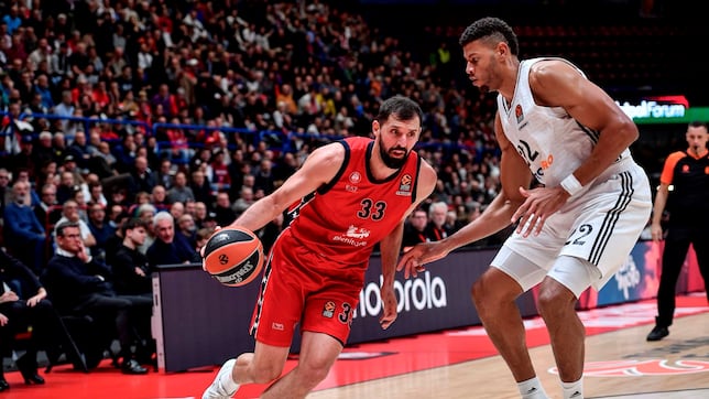 Mirotic regresa al Palau con un Milán lanzado