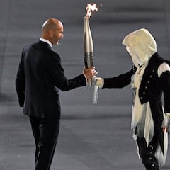 Who is the mystery torch bearer at the Paris 2024 Olympic Games Opening Ceremony?