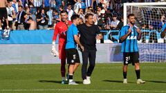 Luis García Plaza tras el partido