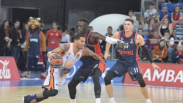 25/10/17 PARTIDO EUROLEAGUE EUROLIGA
REGULAR SEASON ROUND ROUND 3
BASKONIA VITORIA GASTEIZ - VALENCIA BASKET
ERICK GREEN Y ILIMANE DIOP