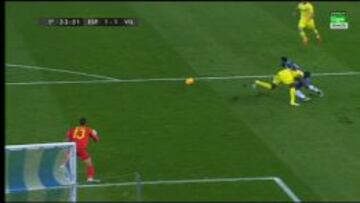 El Espanyol reclamó un penalti y falta de Musacchio en el 2-2