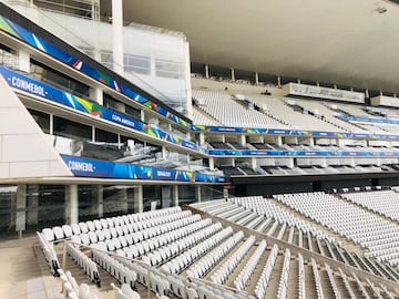 El escenario deportivo está situado en Sao Paulo y acogerá el partido de los cuartos de final de Copa América entre Colombia y Chile.