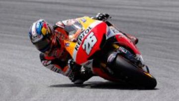 Pedrosa rueda medio segundo más rápido que Marc Márquez