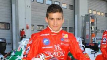 Moisés Soriano hace un test con la Ferrari Driver Academy