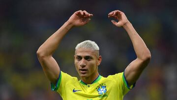 Richarlison, delantero de la selección brasileña en el Mundial de Qatar.