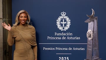 ¿Cuánto dinero recibe Serena Williams por ganar el Premio Princesa de Asturias de los Deportes?