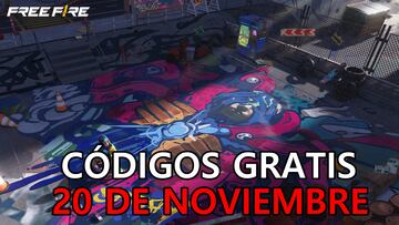 Free Fire | Códigos de hoy lunes 20 de noviembre de 2023: recompensas gratis