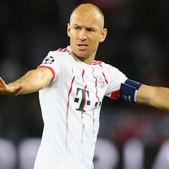 Robben enciende la mecha en el Bayern tras caer en París