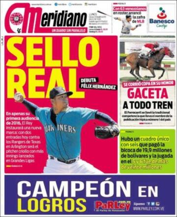 Portadas de la prensa mundial