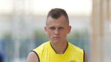 Cheryshev, en un entrenamiento.