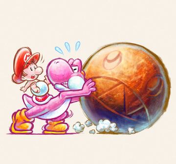 Ilustración - Yoshi&#039;s New Island (3DS)