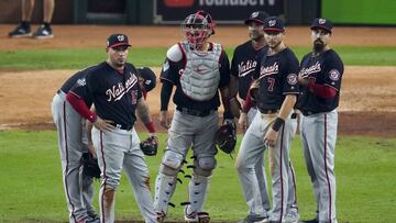 La ofensiva de Nationals no se sinti&oacute; intimidada por Gerrit Cole y marcaron cinco carreras, lo que bast&oacute; para definir el primer partido de la Serie Mundial.