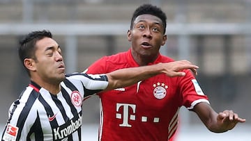 Fabián reaparece con el Eintracht pero sucumbió ante el Bayern