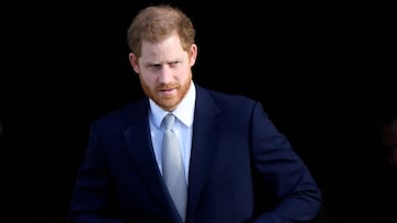 FILE PHOTO: Britain's Prince Harry attends a rugby event at Buckingham Palace gardens in London, Britain January 16, 2020. REUTERS/Toby Melville/File Photo