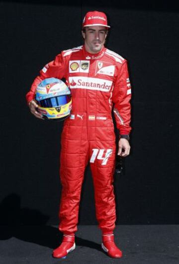 Fernando Alonso del equipo Ferrari.