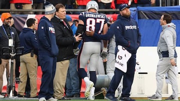 Rob Gronkowski sufrió una conmoción en la Final de la AFC