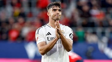 15/02/25 PARTIDO PRIMERA DIVISION 
OSASUNA - REAL MADRID 
FIN DE PARTIDO RAUL ASENCIO