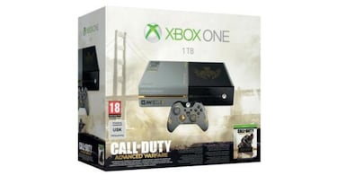 Xbox One con un tera de disco duro y CoD: Advanced Warfare