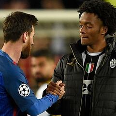 Cuadrado se reencuentra con Messi y Neymar en Champions