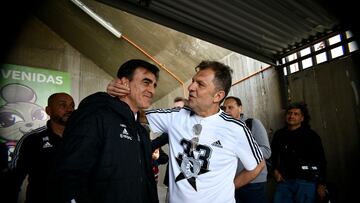 Futbol, Coquimbo Unido vs Colo Colo.
Fecha 28, campeonato Nacional 2022.
Los jugadores de Colo Colo celebran el titulo de campeón tras el partido de Primera División contra Coquimbo Unido disputado en el estadio Francisco Sánchez Rumoroso de Coquimbo, Chile.