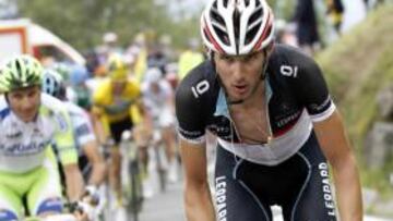 <b>PROTAGONISTAS. </b>Andy Schleck, en primer término, e Ivan Basso.