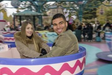 Las navidades de Casemiro y Keylor Navas en Disneyland París