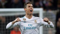 Cristiano Ronaldo, celebrando su gol ante el PSG.