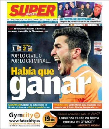 Portadas de la prensa deportiva