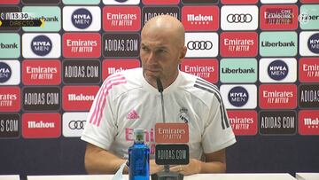 Rueda de prensa de Zidane previa al partido contra el Valladolid