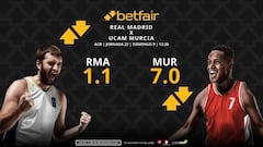 Real Madrid vs. UCAM Murcia: horario, TV, pronósticos, estadísticas y clasificación
