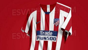 Posible primera equipación del Atlético para la 2019-20.