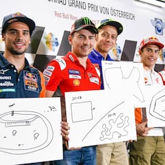 Márquez a Lorenzo: "Hay curvas que no van bien con la Honda"
