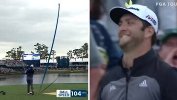 El increíble golpazo de Jon Rahm a 170 kilómetros por hora